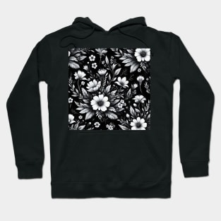 White Flowers Hoodie